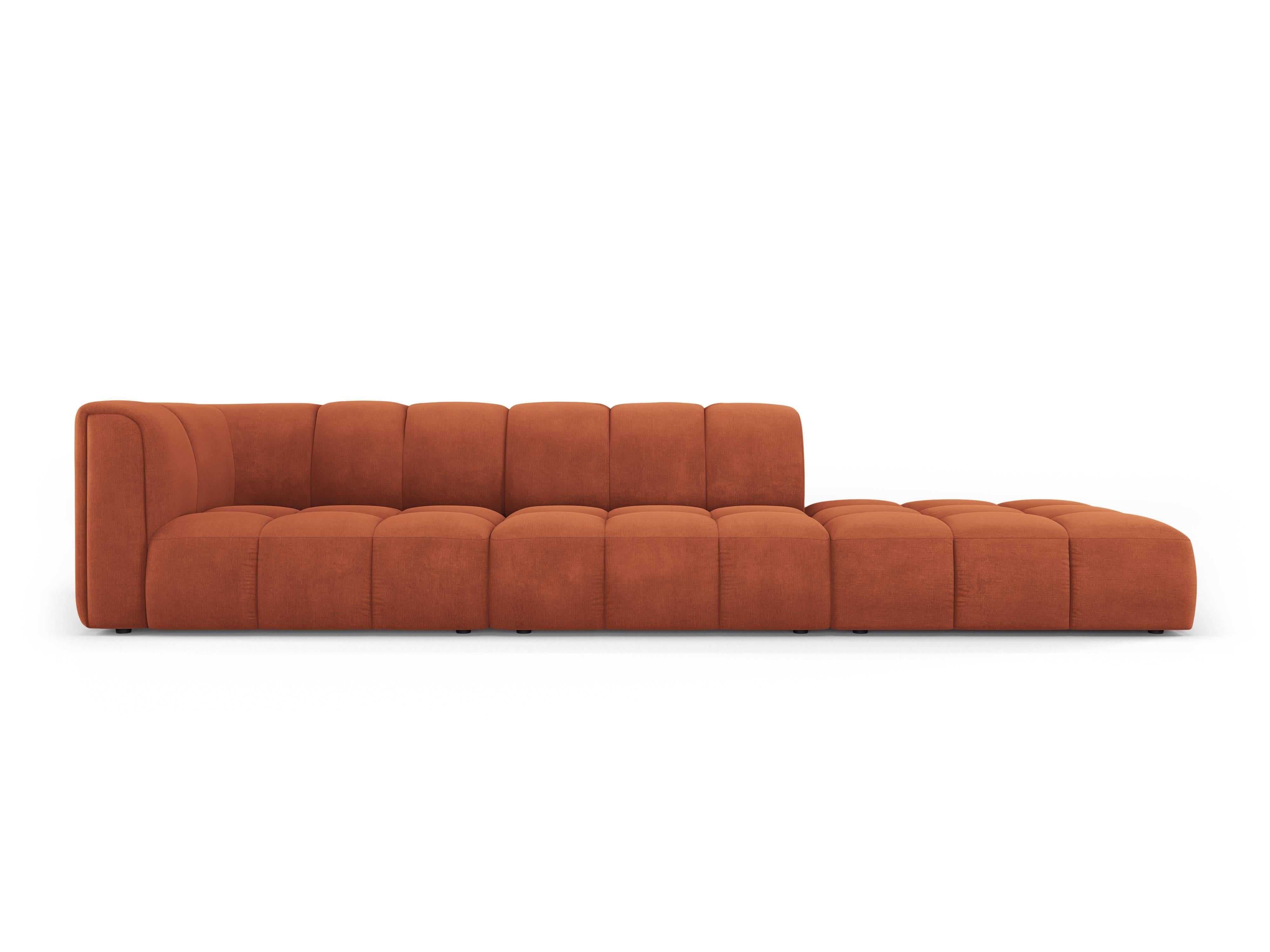 Milo Casa Hoekbank Francesca chenille rechts 4-zits | 