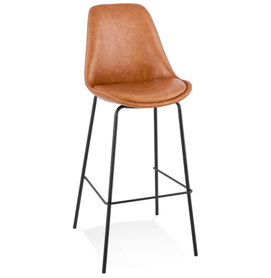 KokoonDesign Barkruk Watson kunstleer bruin