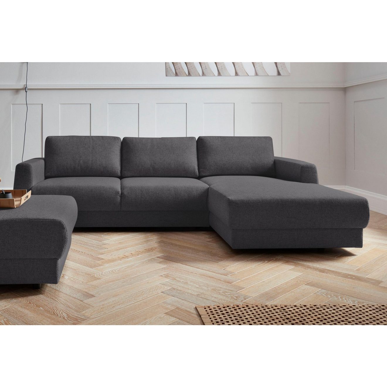 Andas Hoekbank Hobro L-vorm in 3 stofkwaliteiten in vele kleuren, design by morten georgsen (2-delig)