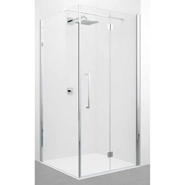 Novellini Young 2.0 2GS vouwdeur 90/92x200cm rechts voor zijwand FG chroom/helder y22gs89ld-1k