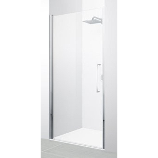 Novellini Young 2.0 1B draaideur voor nis 97/101x200cm chroom/helder y21b97-1k