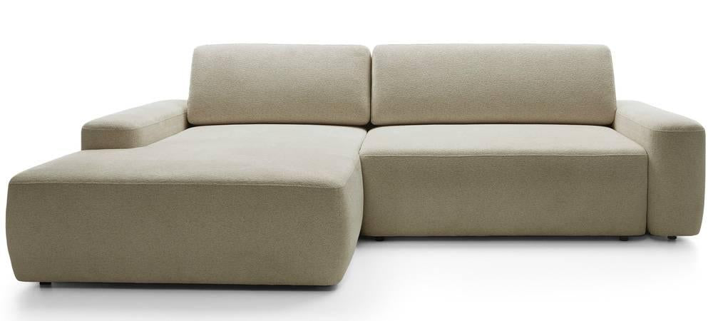 NADUVI Collection Hoekslaapbank Elis links met opbergvak chenille | 