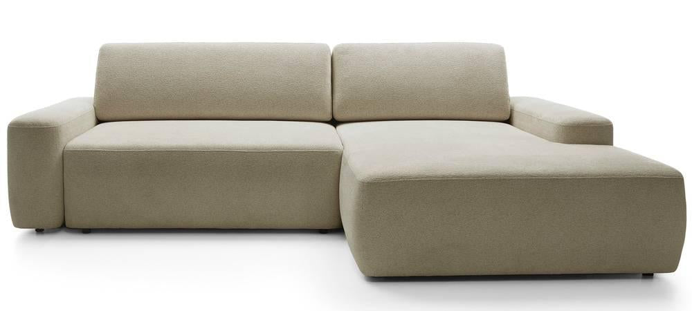 NADUVI Collection Hoekslaapbank Elis rechts met opbergvak chenille | 