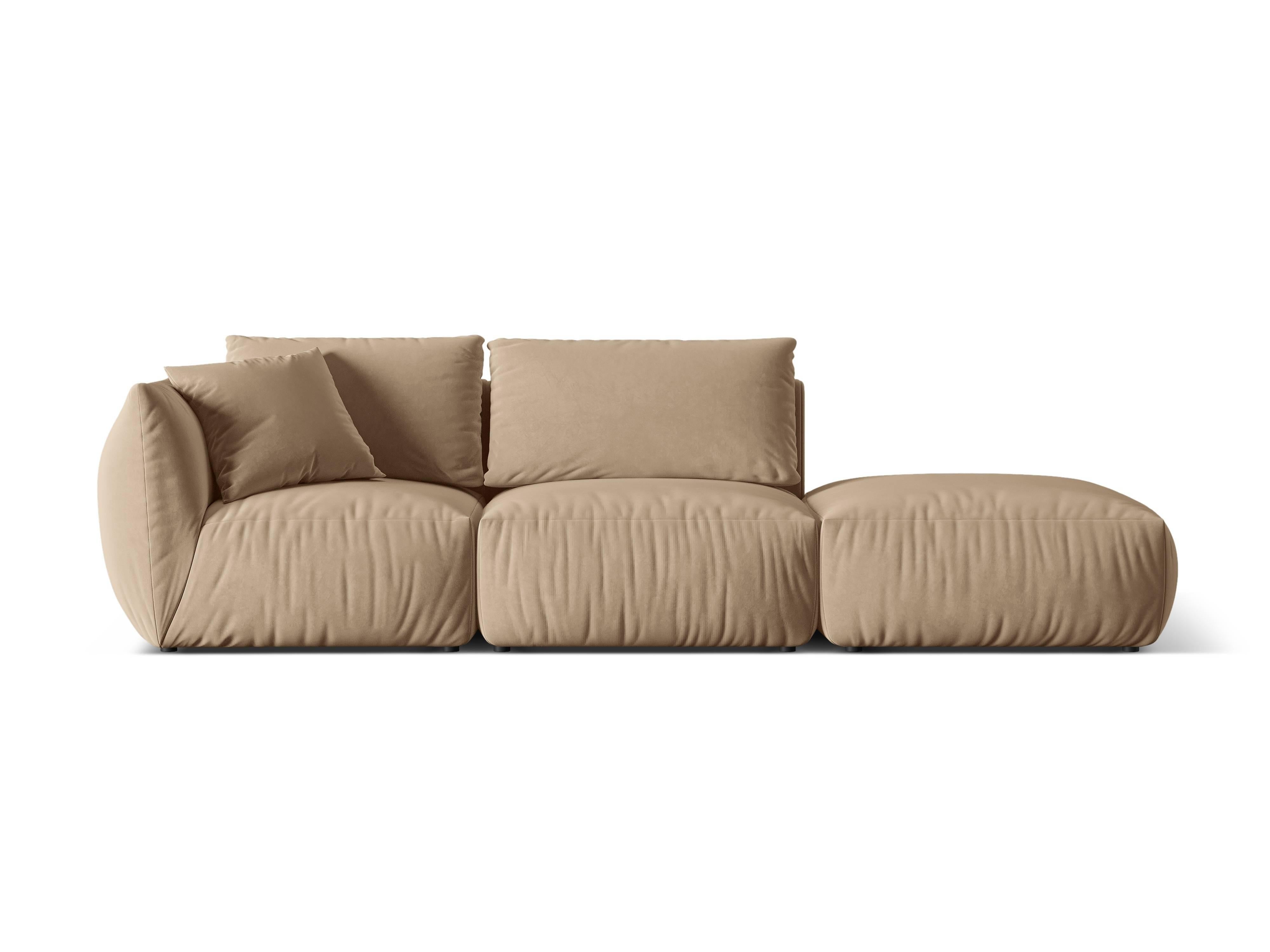 Micadoni Hoekbank Chris 3-zits links velvet | 