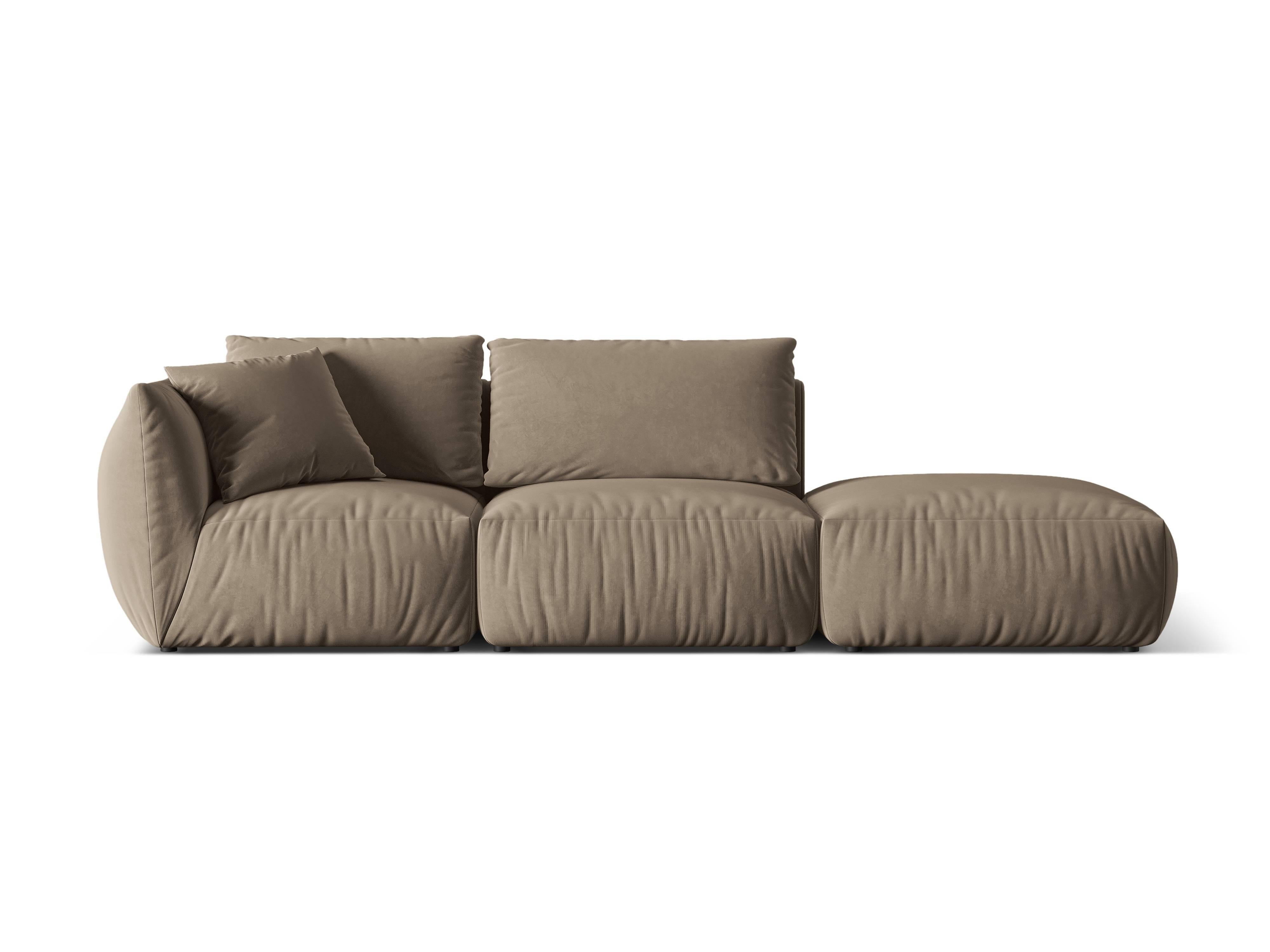 Micadoni Hoekbank Chris 3-zits links velvet | 