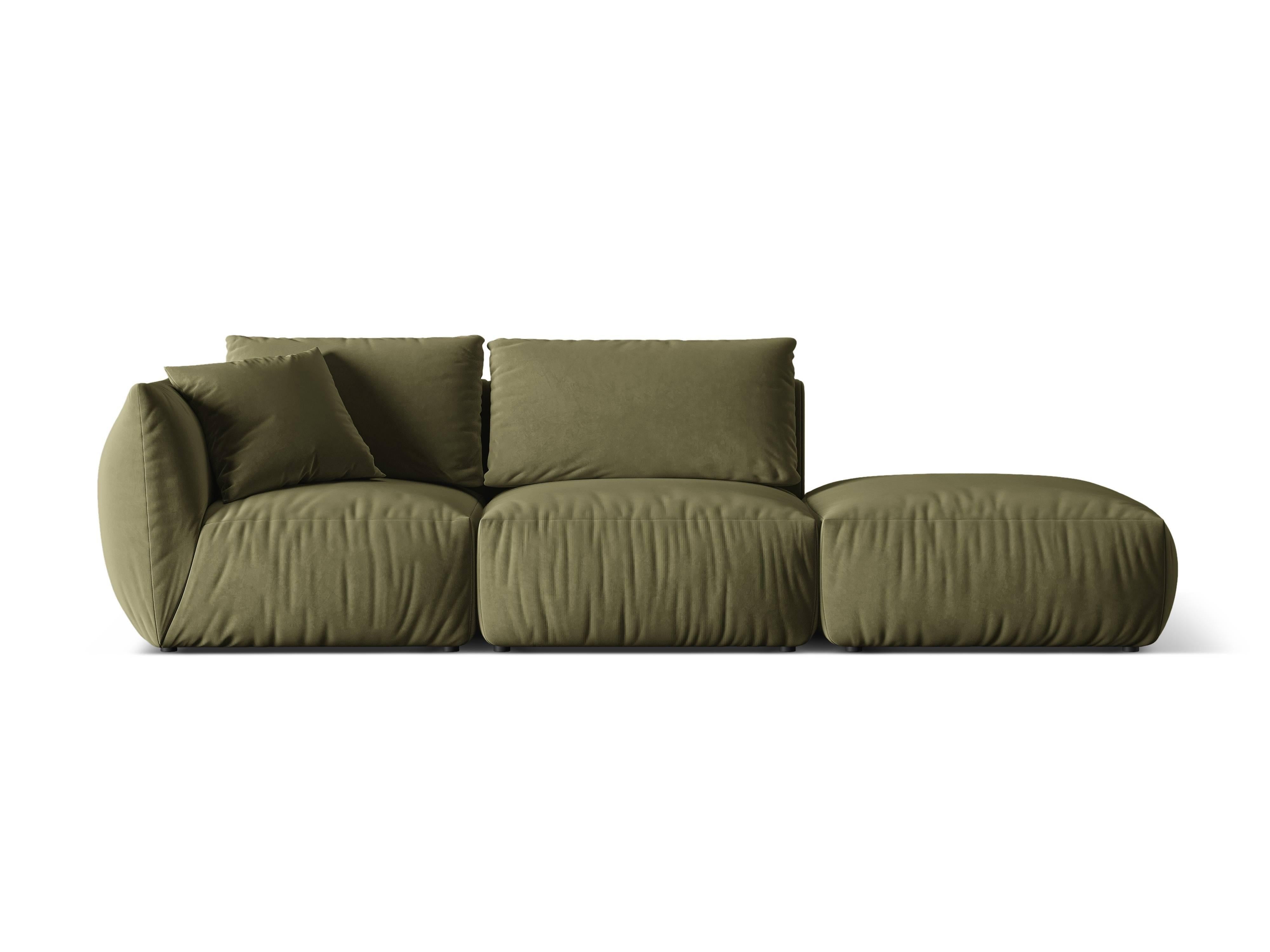 Micadoni Hoekbank Chris 3-zits links velvet | 
