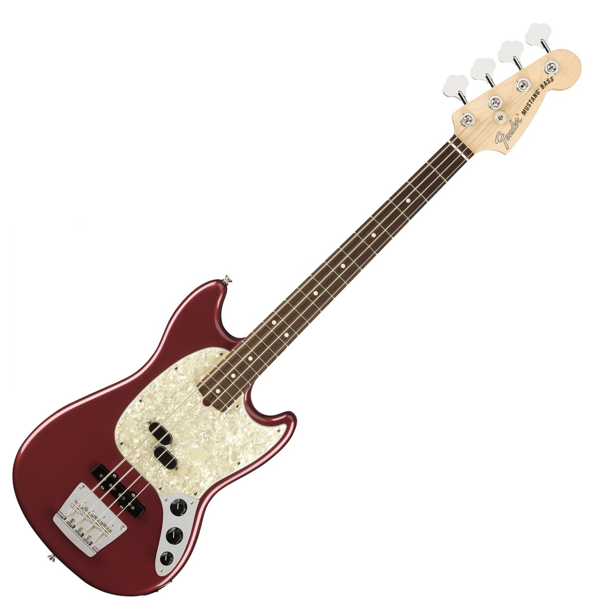 Fender American Performer Mustang Bass Aubergine