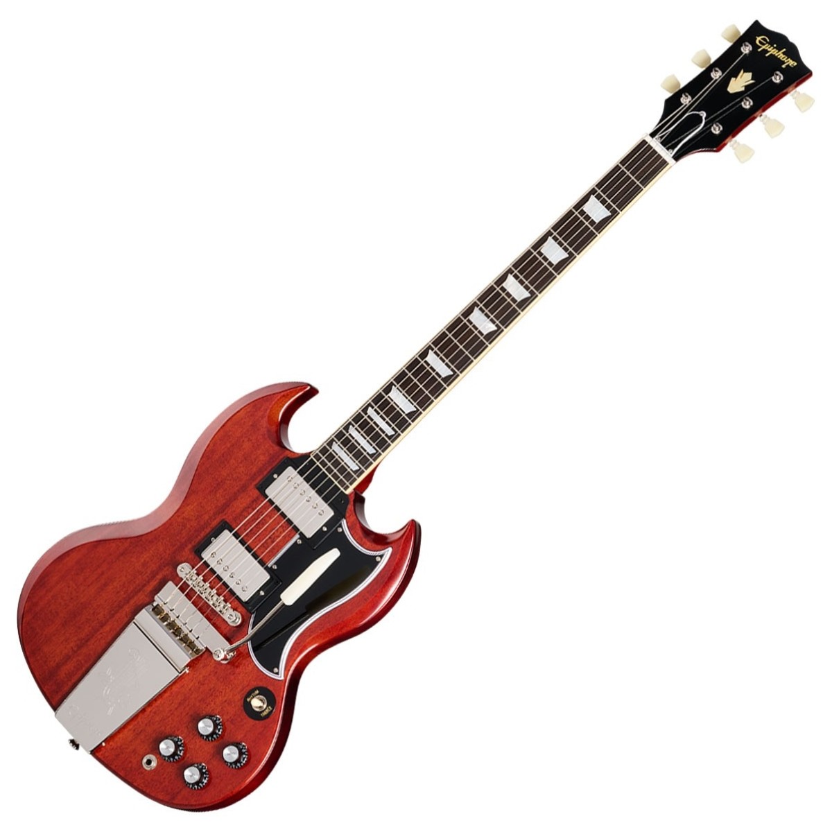 Epiphone 1964 SG Standard with Maestro Vibrola Reissue Cherry Red
