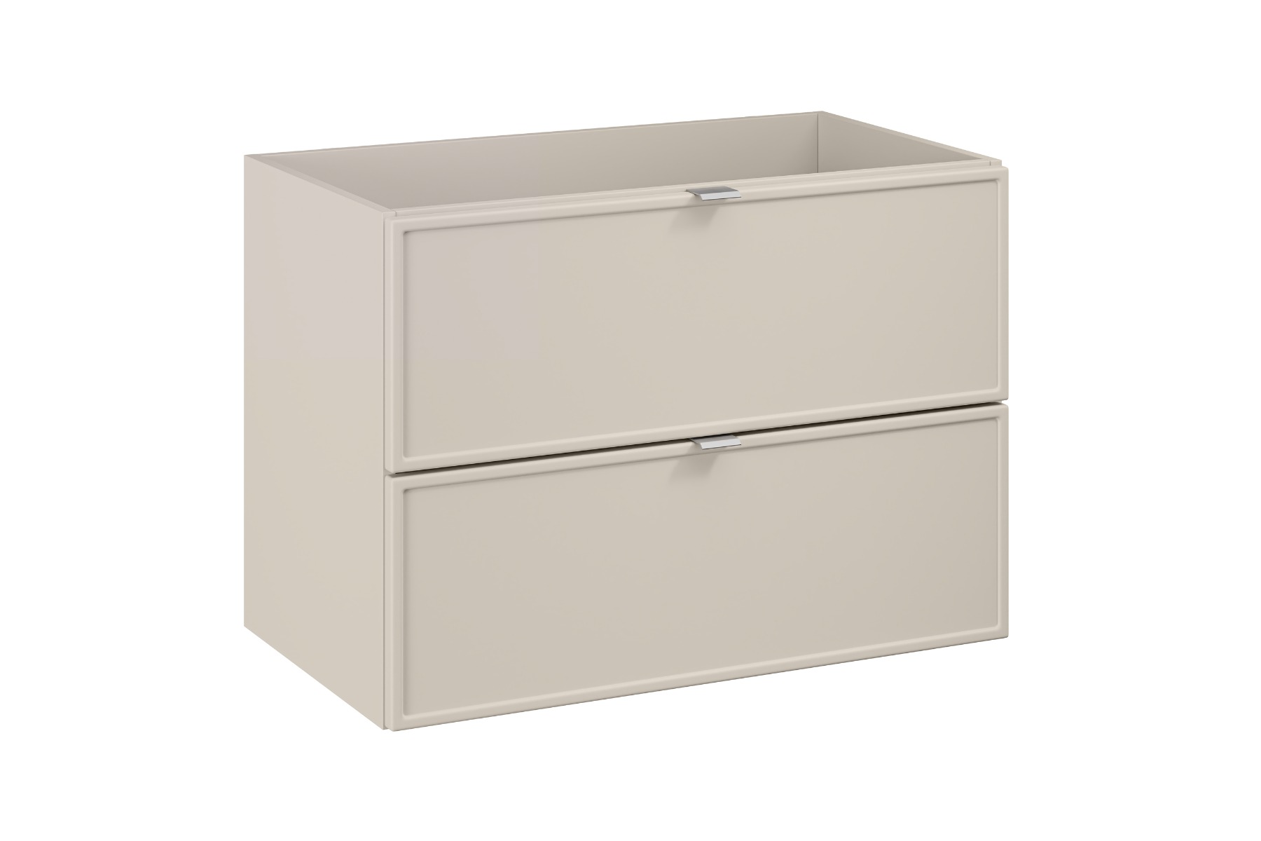 Comad Bella Cashmere onderkast met 2 lades 80x45cm taupe