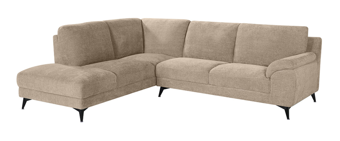 LABEL51 Loungebank Santino Links, Elite stof - Clay