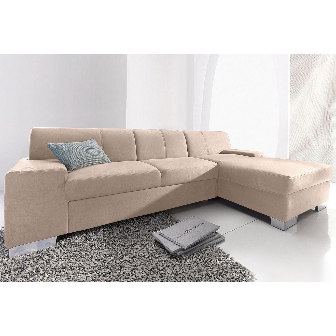 DOMO collection Hoekbank Star, tijdloze vormtaal, elegante uitstraling, L-vorm