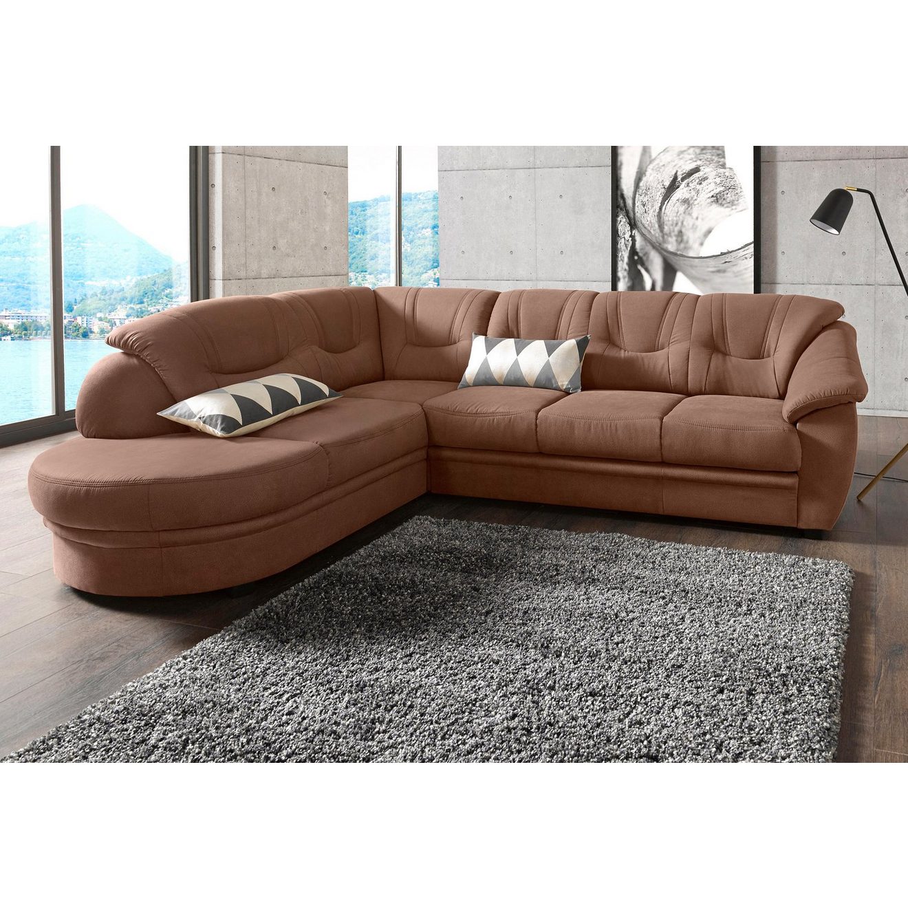 Sit&more Hoekbank Savoni L-vorm optioneel met slaapfunctie