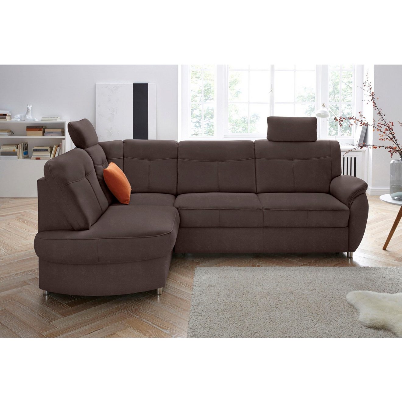 Sit&more Hoekbank Sonoma L-vorm naar keuze met slaapfunctie en bedkist