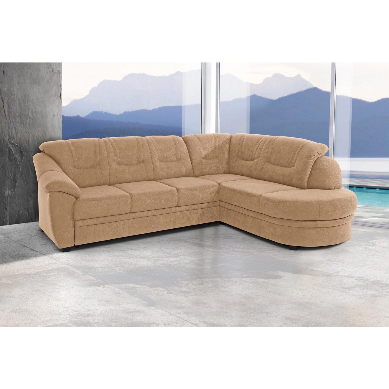 Sit&more Hoekbank Savoni L-vorm optioneel met slaapfunctie
