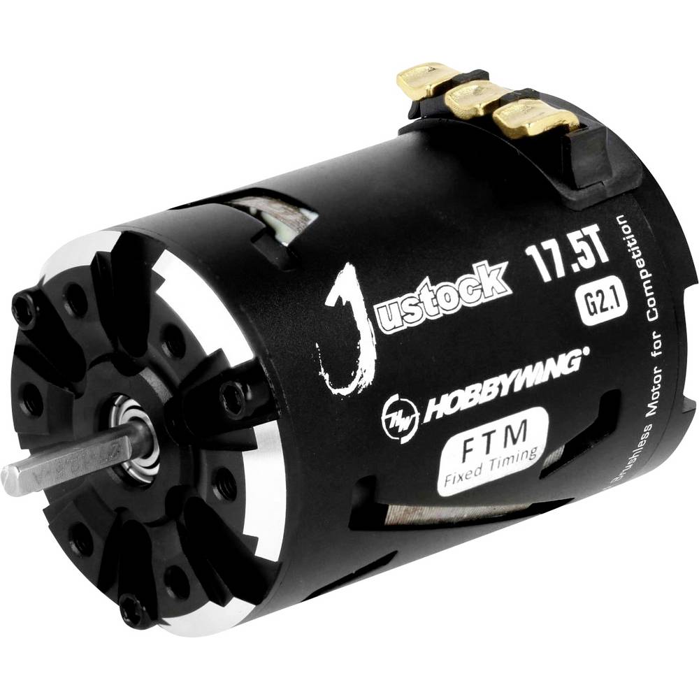 Hobbywing Xerun Justock 17.5 Turn G2.1 Brushless elektromotor voor autos kV (rpm/volt): 2450 Aantal windingen (turns): 17.5