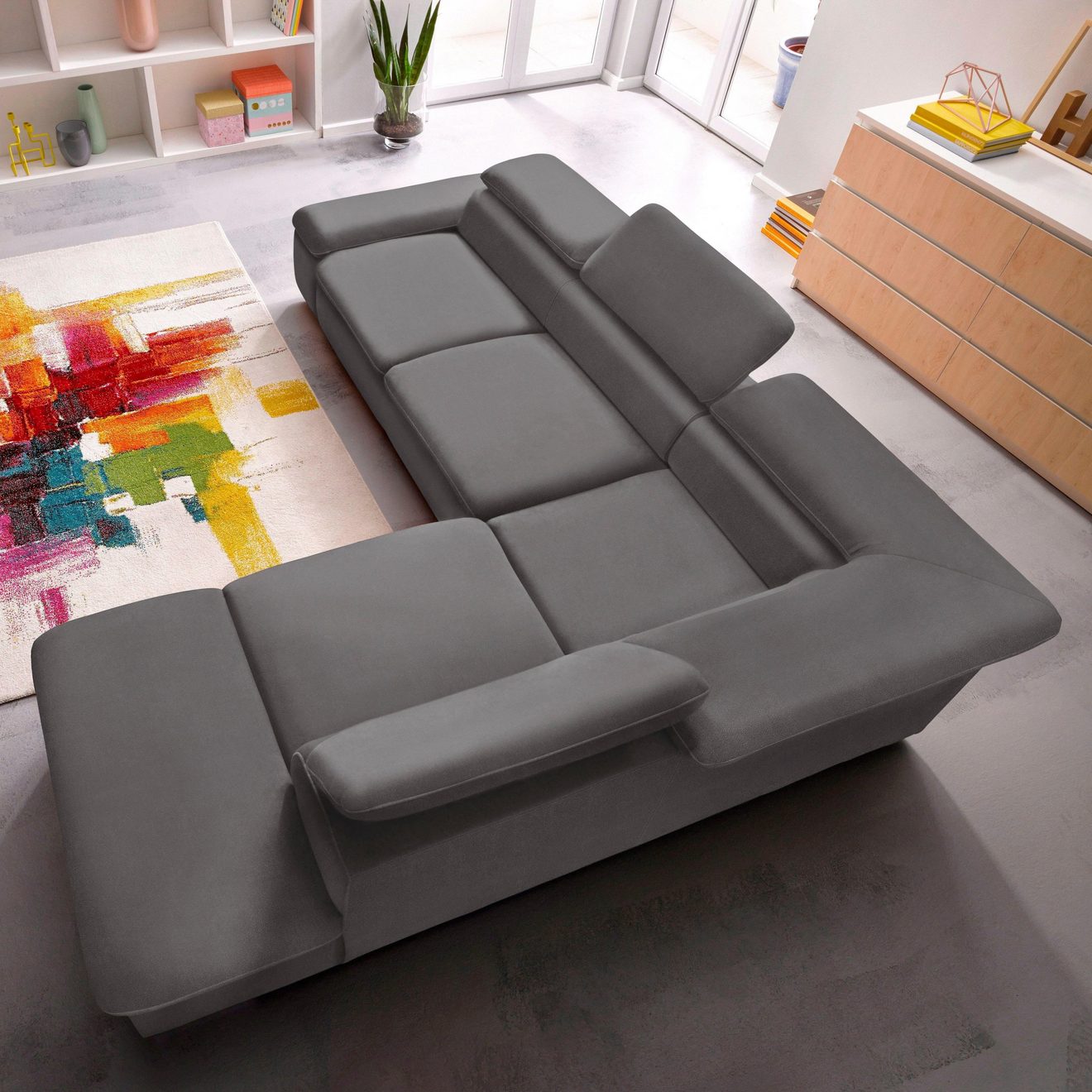 Sit&more Hoekbank Alcatraz L-vorm optioneel met slaapfunctie