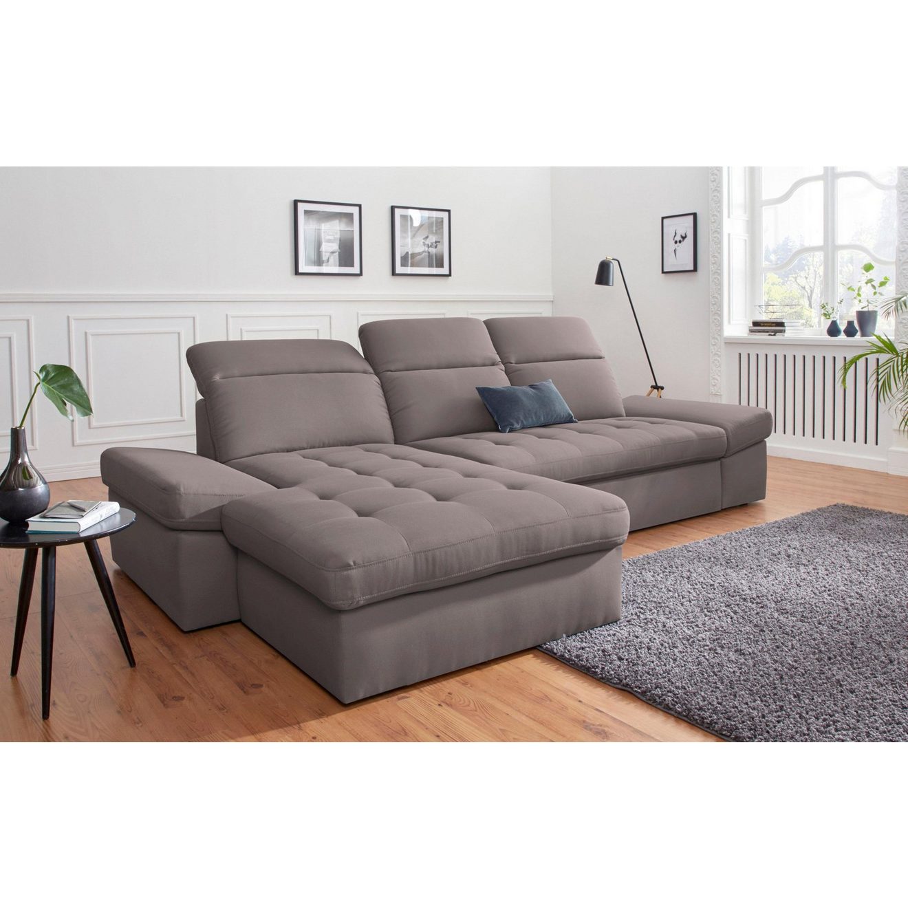 Sit&more Hoekbank Stardust L-vorm naar keuze met slaapfunctie en bedkist