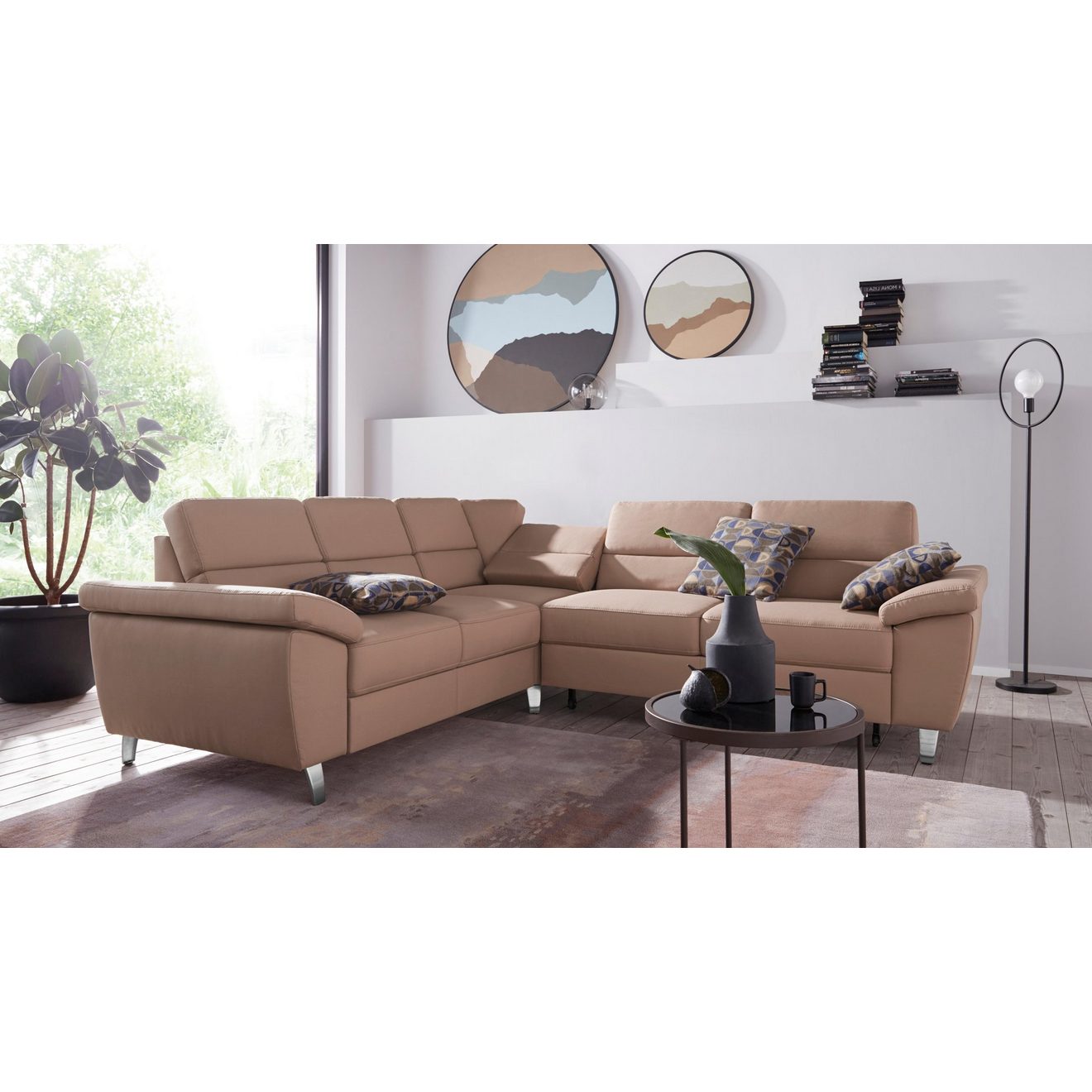 Sit&more Hoekbank Sorano L-vorm naar keuze met slaap- en relaxfunctie, met bedkist