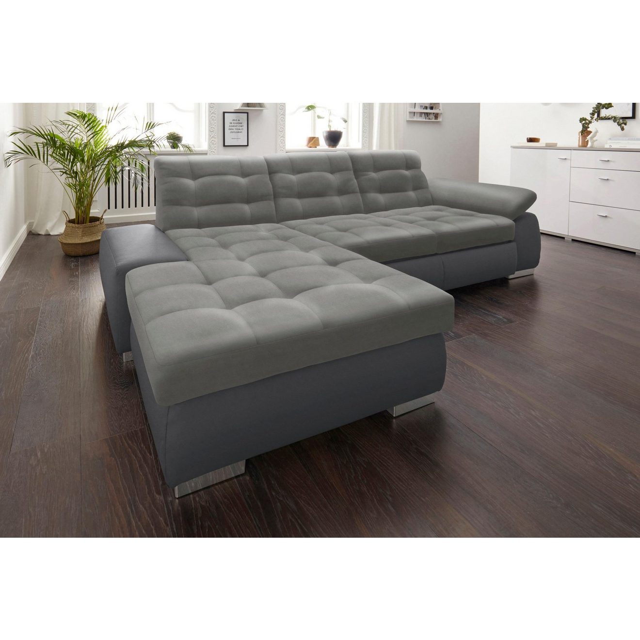 Sit&more Hoekbank Ontario L-vorm XXL, optioneel met slaapfunctie