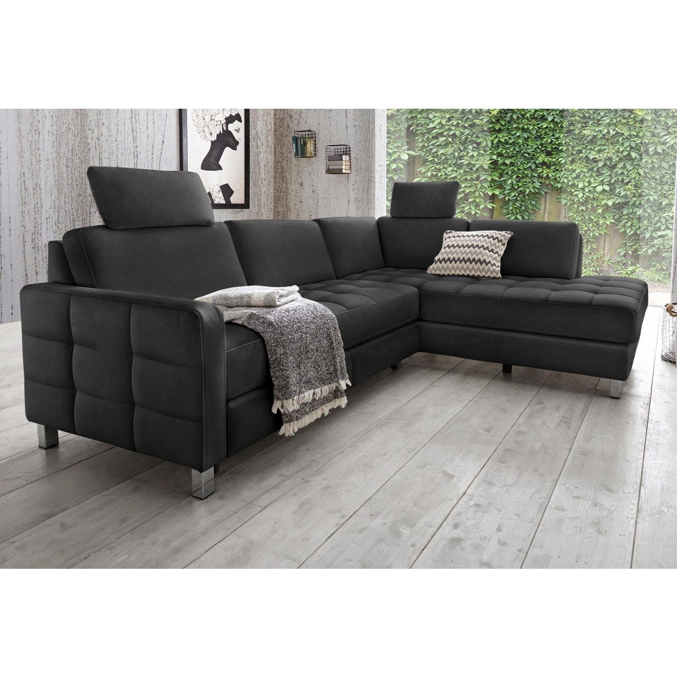 Sit&more Hoekbank Pablo L-vorm optioneel met slaapfunctie