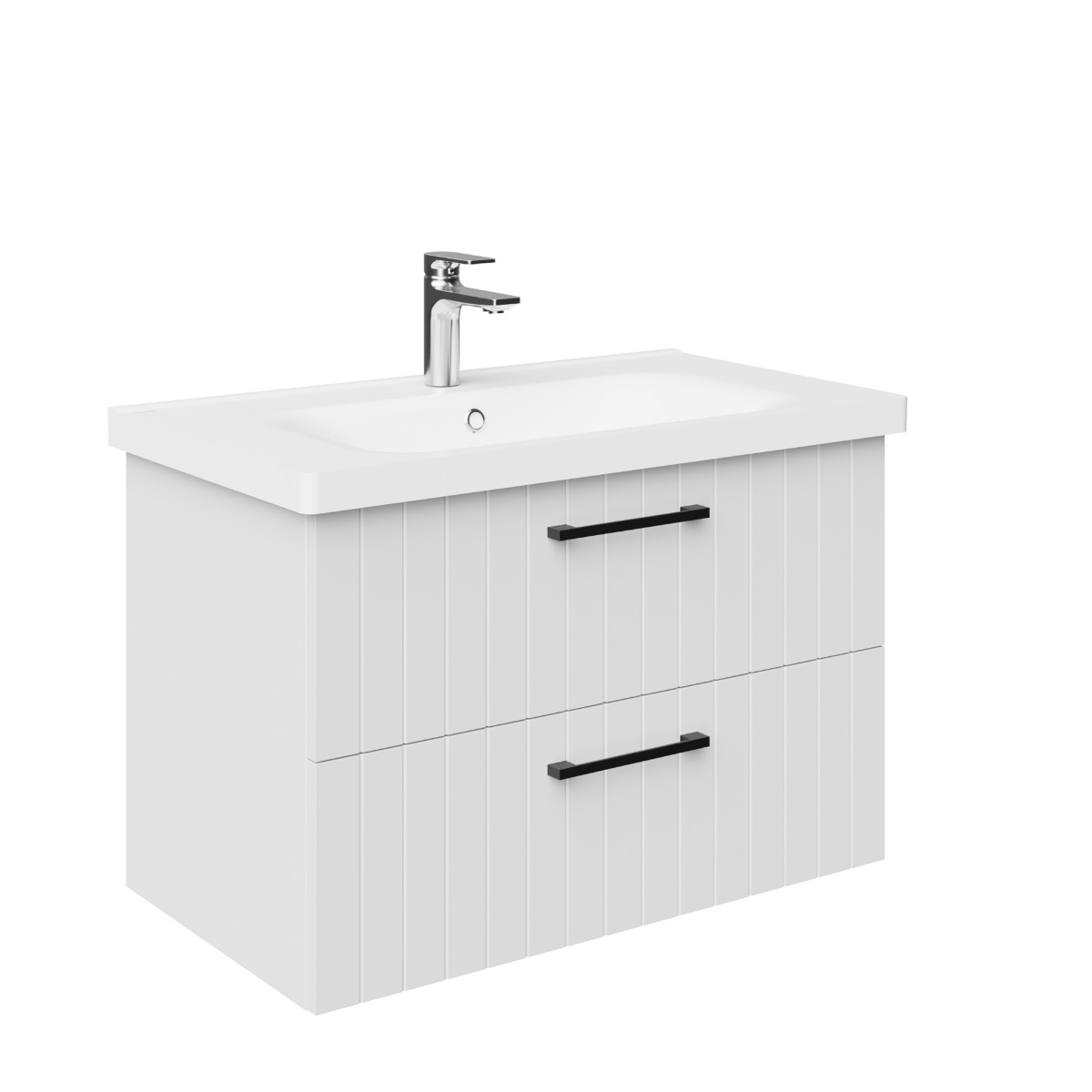 SaniGoods Rangi onderkast 80cm met 2 lades wit