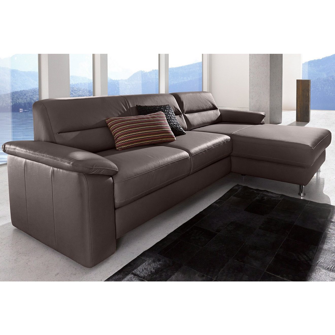 Sit&more Hoekbank Ascara L-vorm inclusief boxspring/binnenveringsinterieur, naar keuze met slaapfunctie