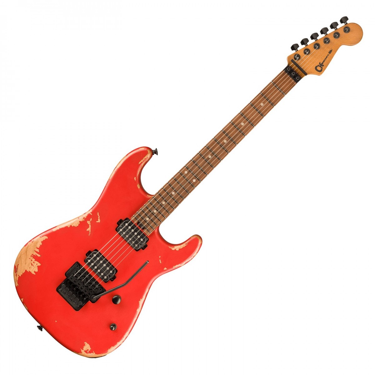 Charvel Pro-Mod Relic San Dimas Style 1 HH FR PF Weathered Orange