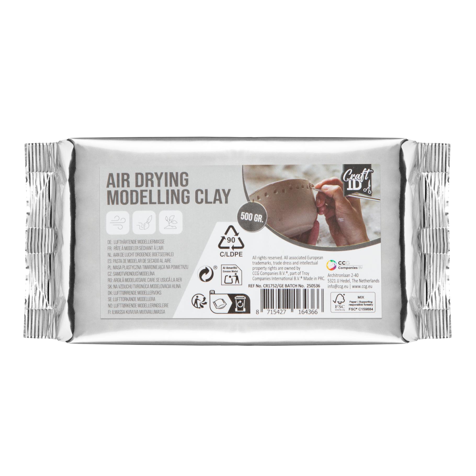 Top1Toys Boetseerklei 1/2 kilo wit