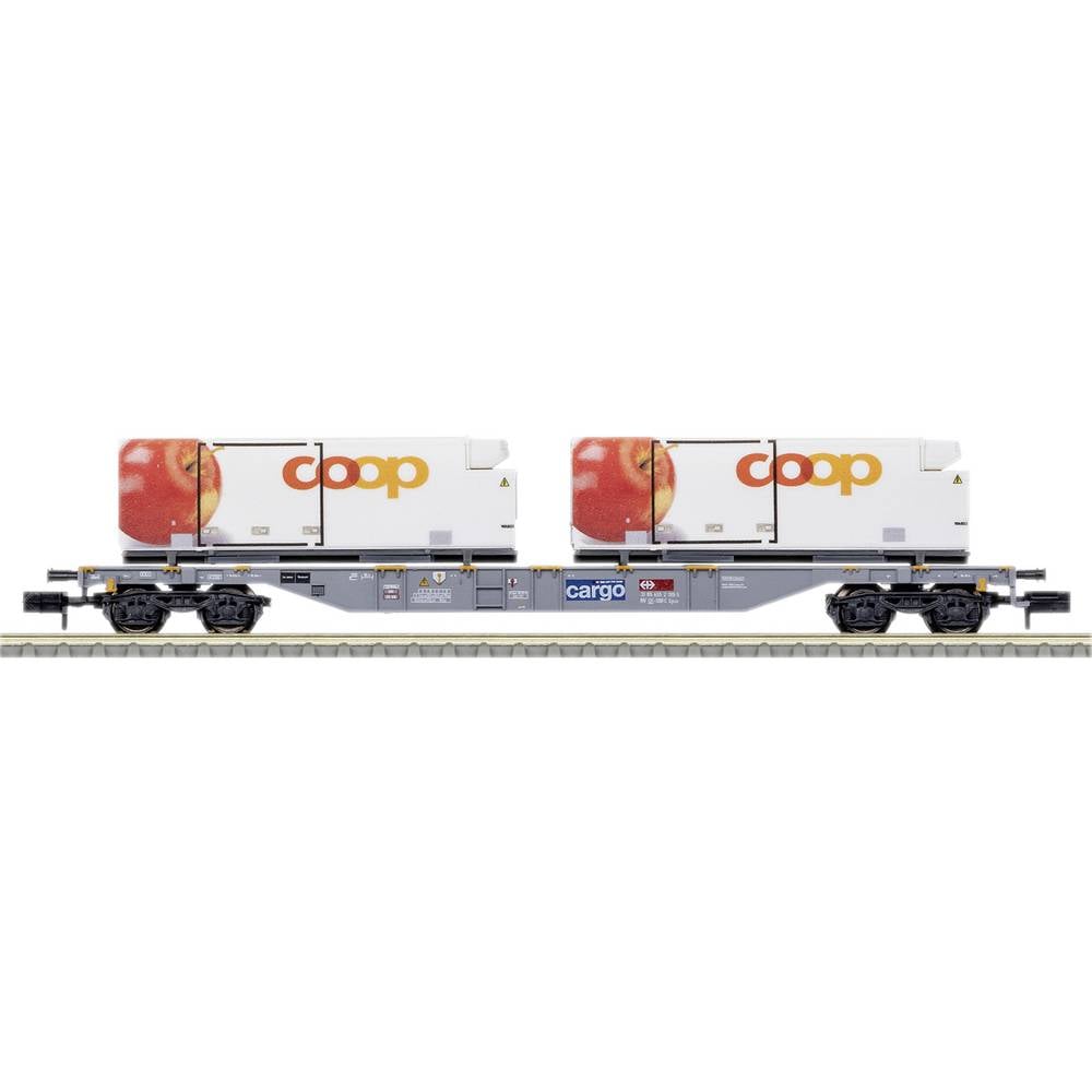 MiniTrix 15495 N containerwagen „coop ” van de SBB