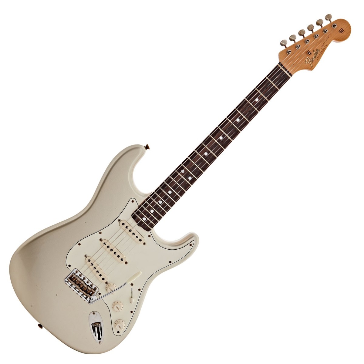Fender Custom Shop 1965 Stratocaster Journeyman Relic Aged Inca Silver #R135827