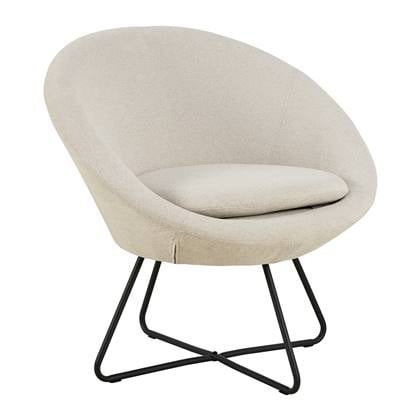 By fonQ Kian Fauteuil - Kruispoot - Beige