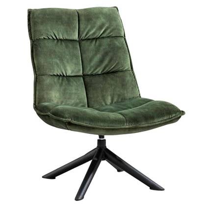 MOOS by fonQ Lex Draaifauteuil - Velvet - Groen