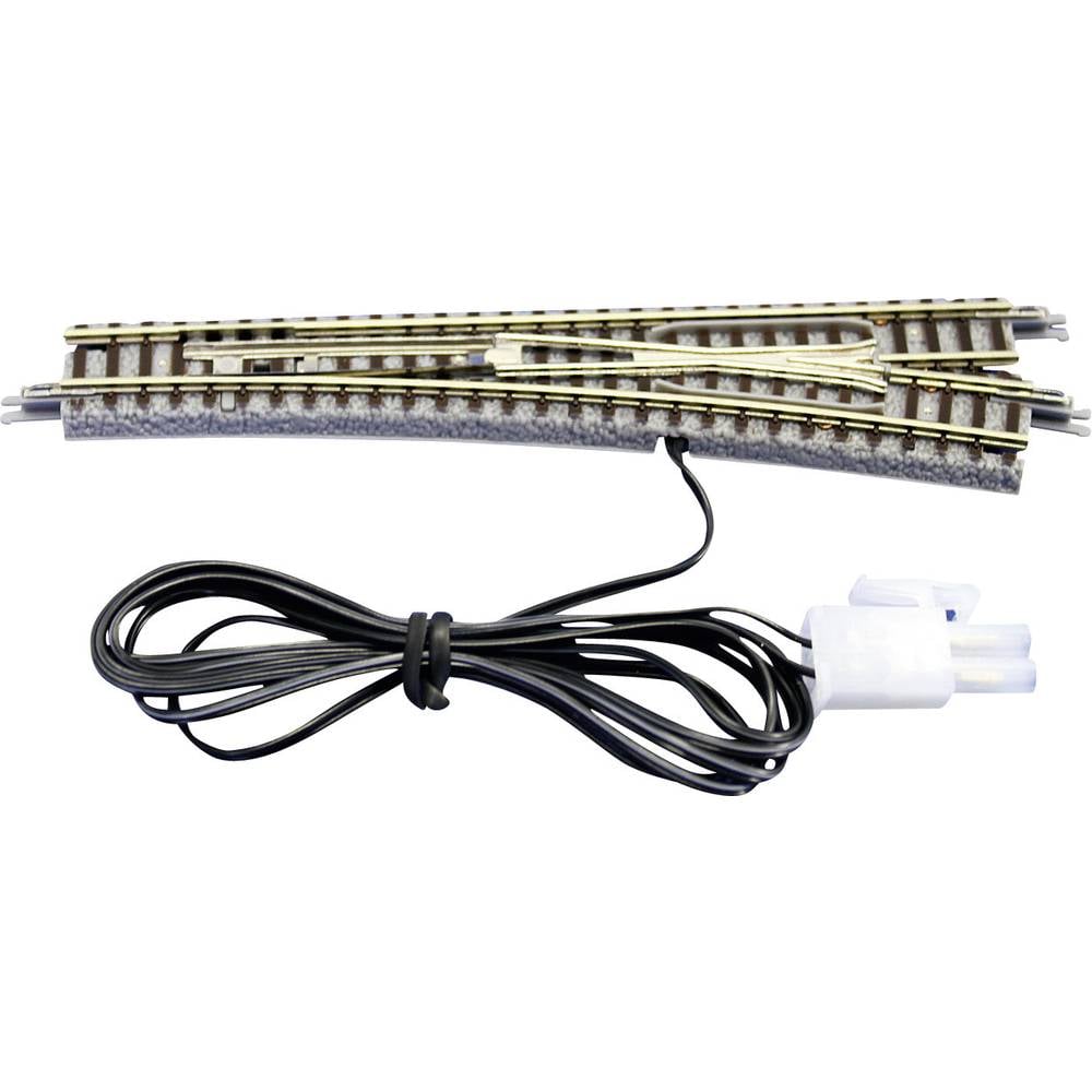 Rokuhan Z  rails (met ballastbed) 7297039 Wissel, Elektrisch, Links 110 mm 13 ° 490 mm 1 set(s)