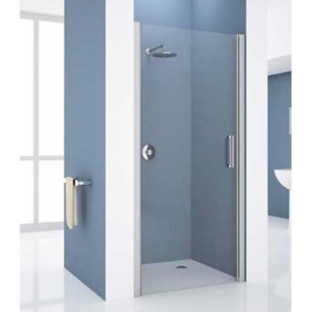 Novellini Giada draaideur voor nis 1B 84x87x195cm links wit/helder GIADN1B84S1A