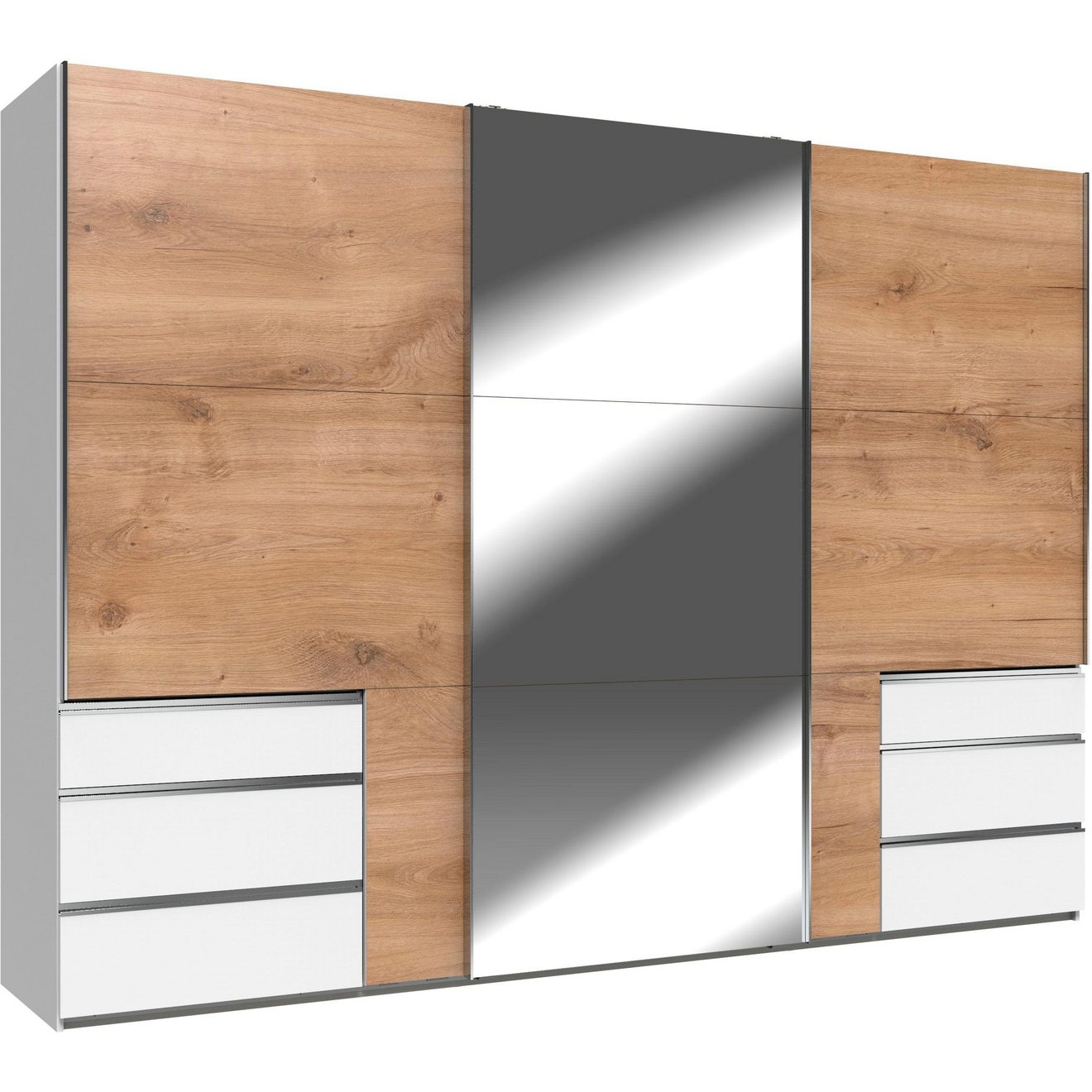 Wimex Zweefdeurkast Level by fresh to go telkens met een spiegeldeur