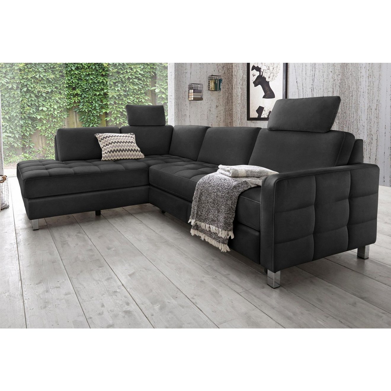 Sit&more Hoekbank Pablo L-vorm optioneel met slaapfunctie