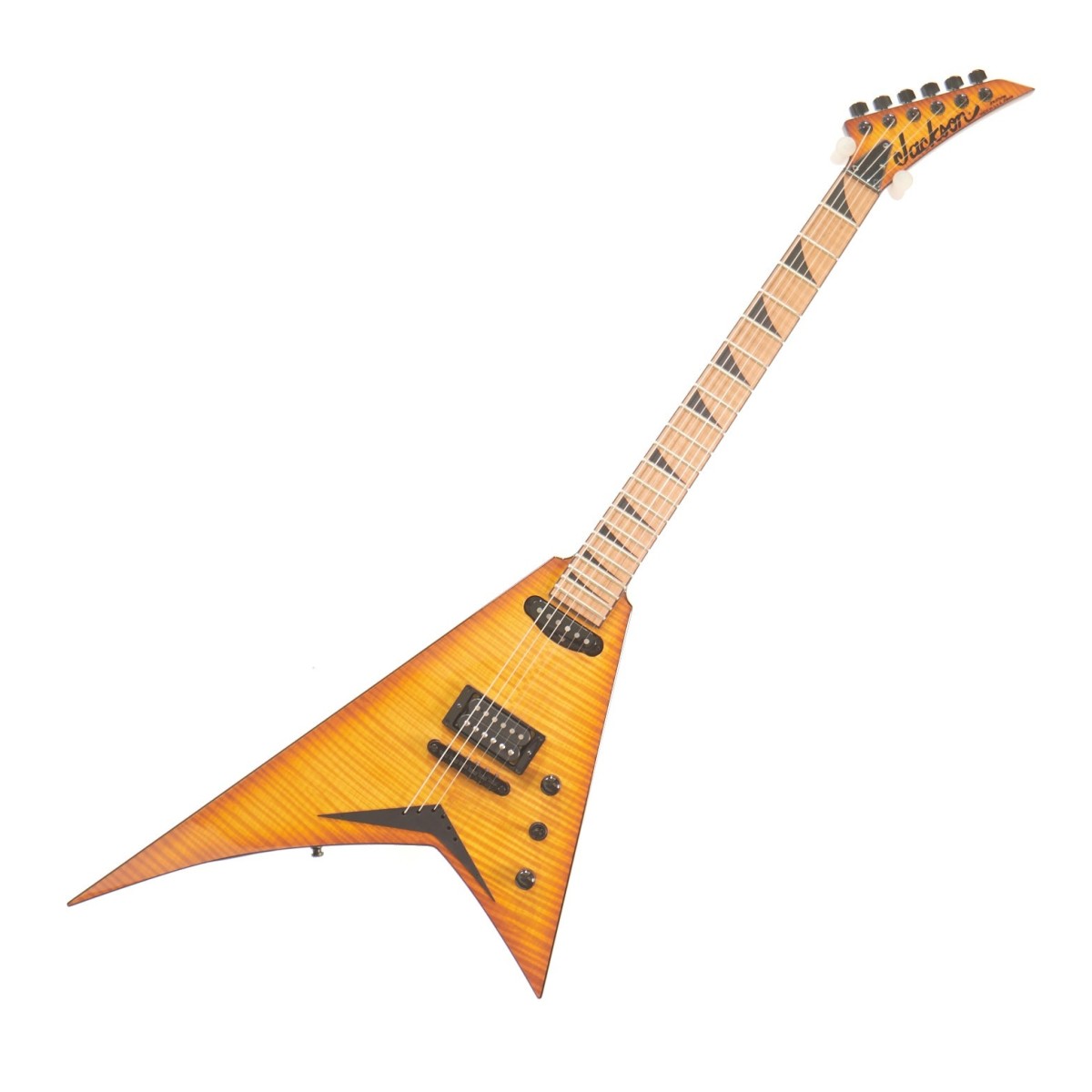 Jackson Custom Shop USA Special Edition Rhoads Amber Lager Burst - Ex Demo