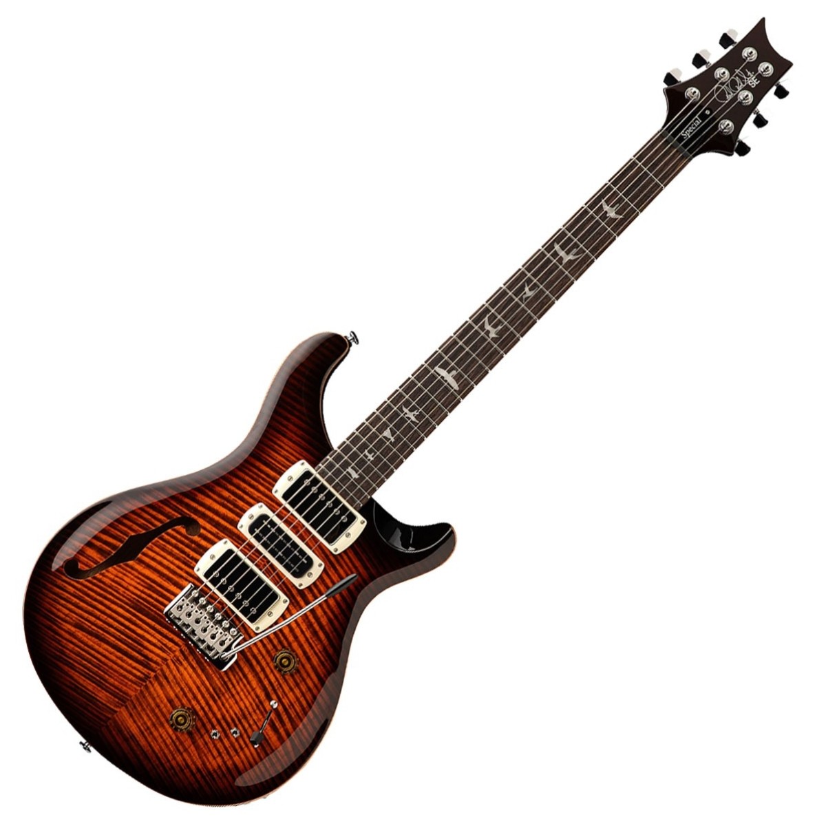 Paul Reed Smith PRS SE Special Semi-Hollow Orange Tiger Smokeburst