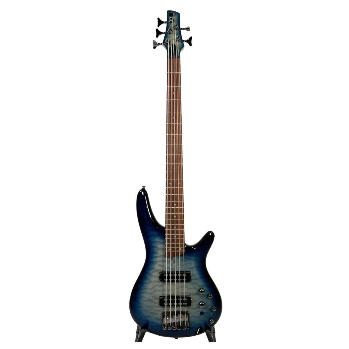 Ibanez SR405EQM 5 String Stained Cosmic Blue Starburst - Ex Demo