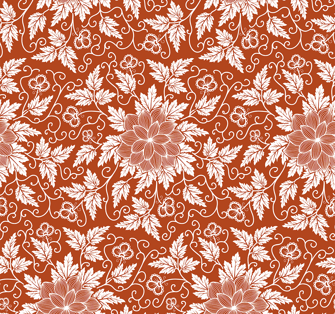 Tenstickers Behang Ornamentaal Bloemen paisley tegel