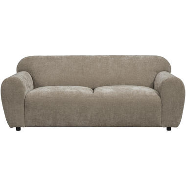 Leen Bakker Bank Bibi 3-zits - stof Glory- taupe
