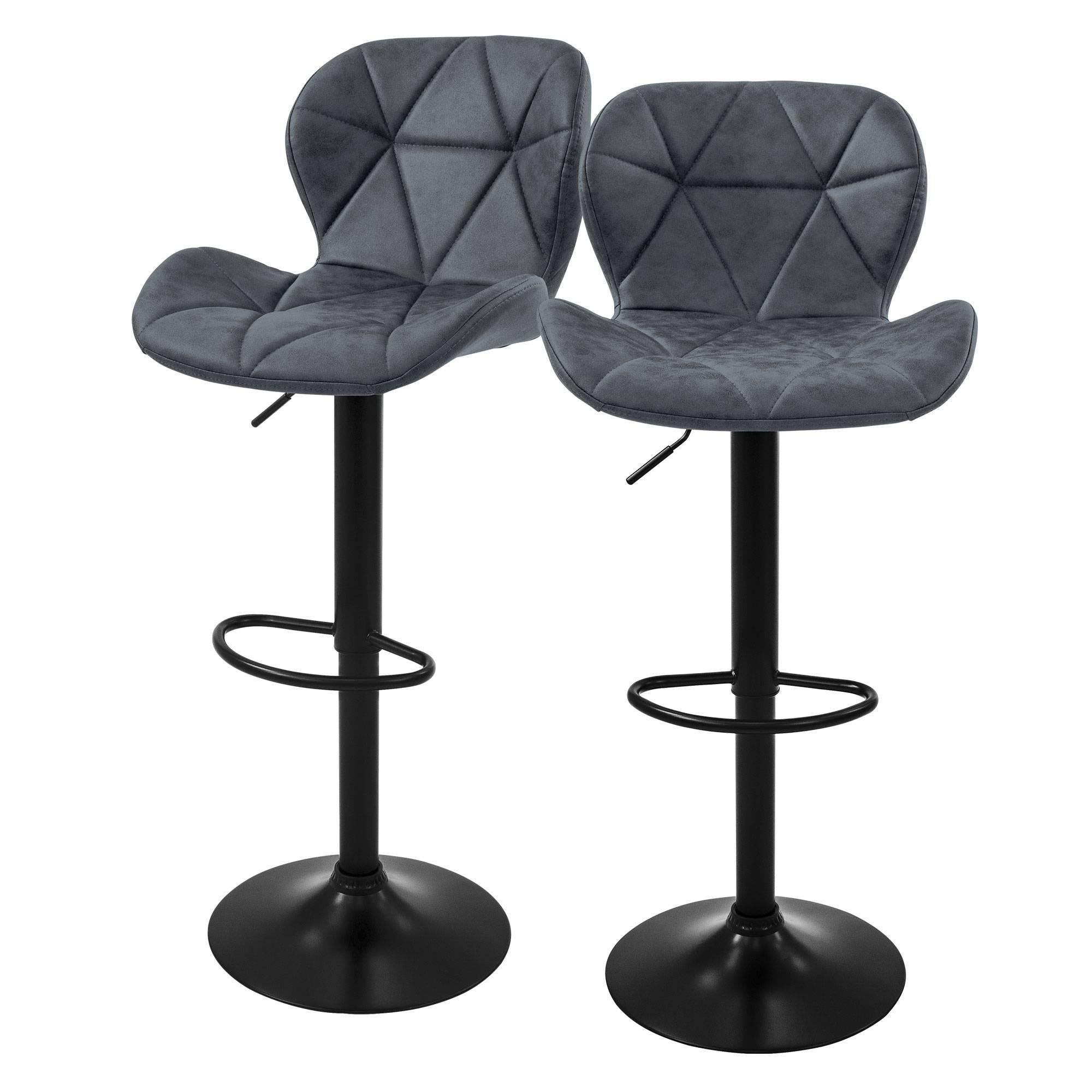 ML-Design Set van 2 barkrukken Leah kunstleer | 