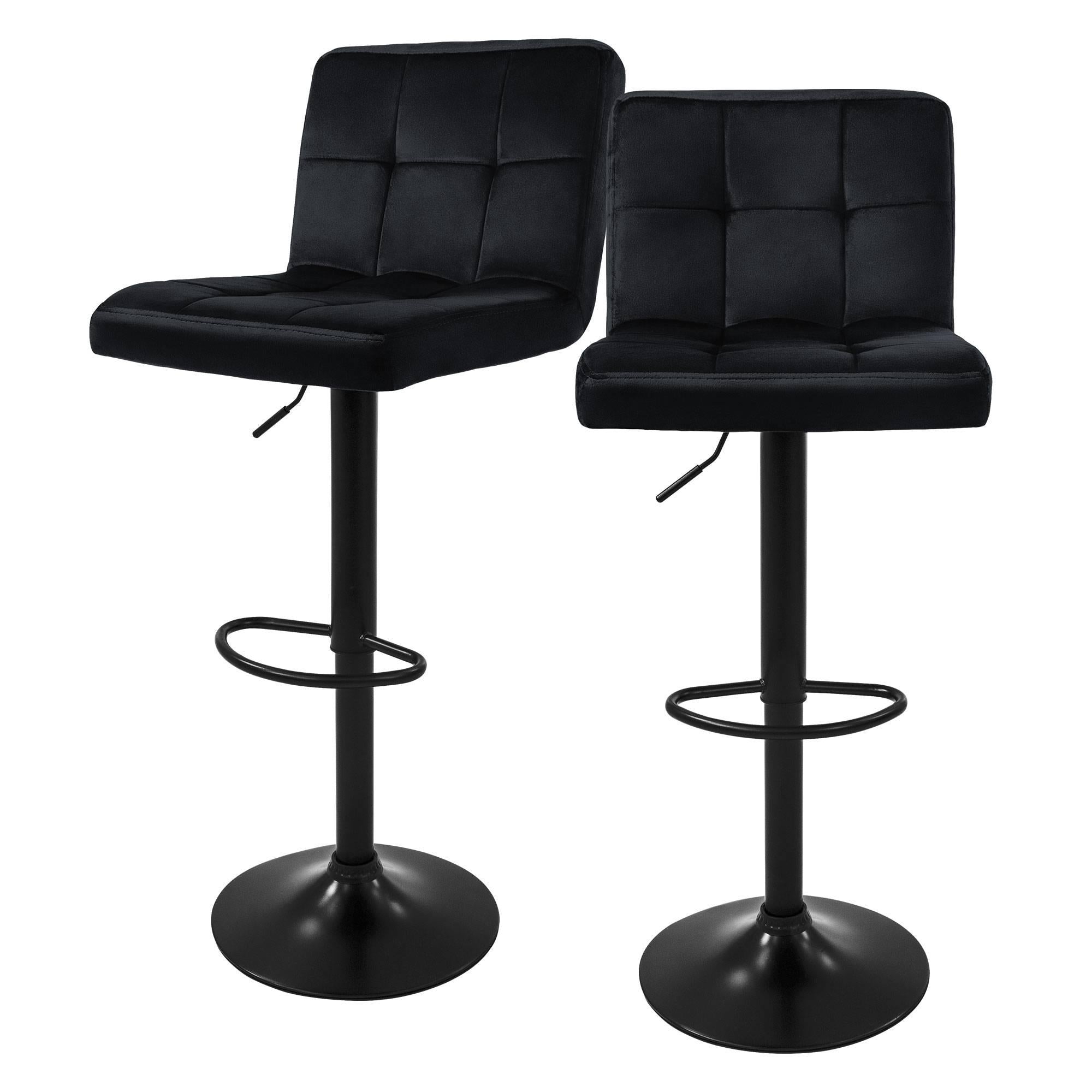 ML-Design Set van 2 barkrukken Abigail velvet | 
