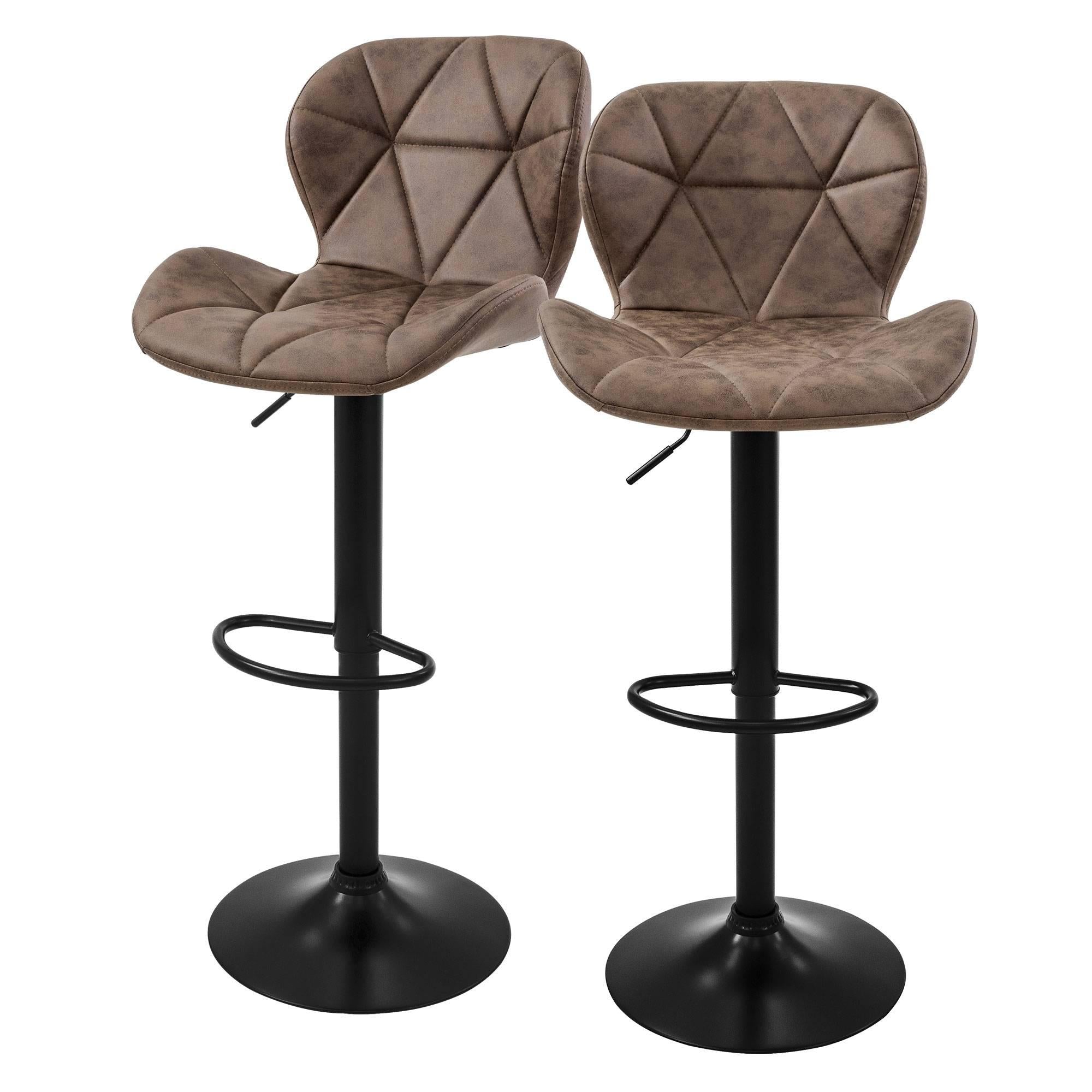 ML-Design Set van 2 barkrukken Leah kunstleer | 