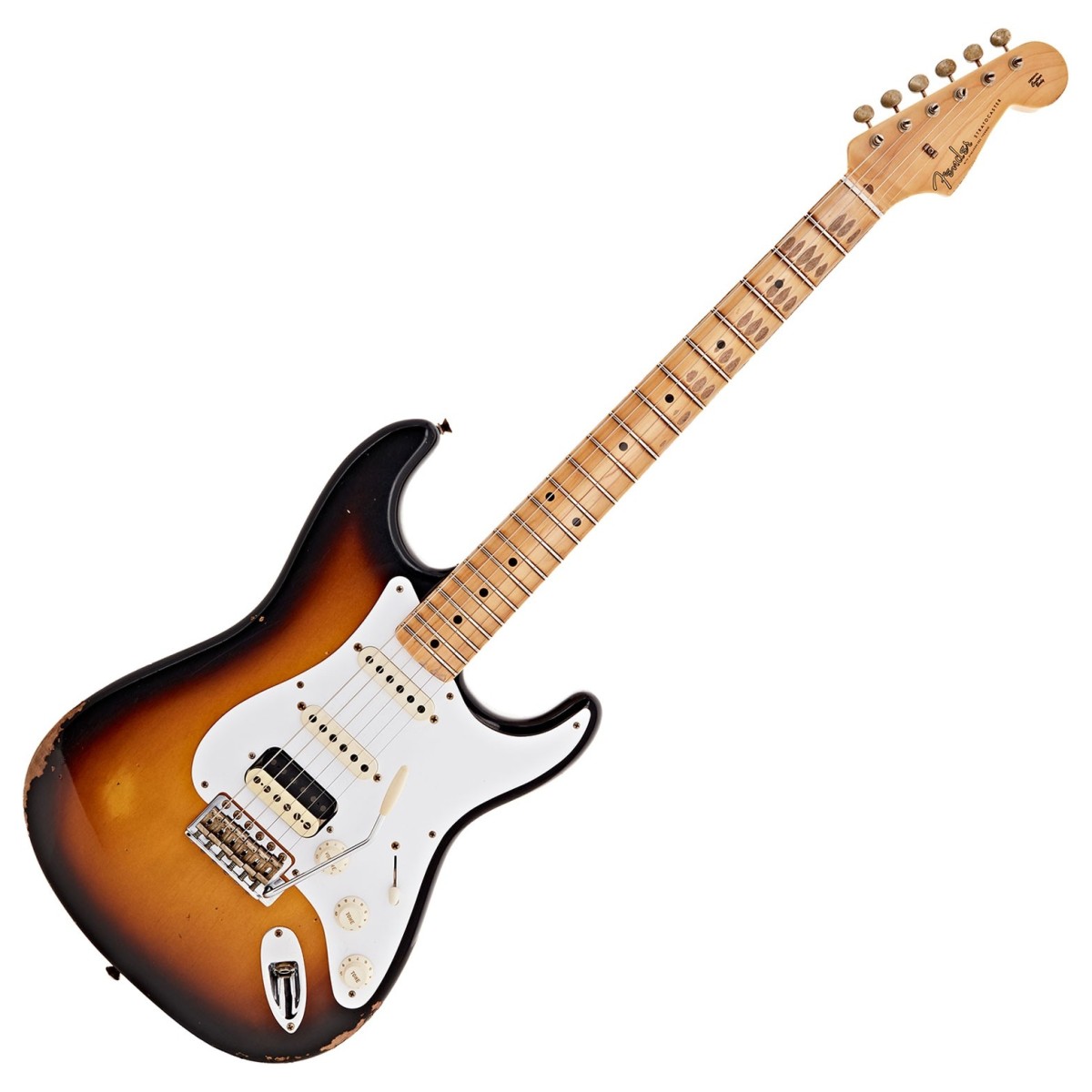 Fender Custom Shop 1956 Stratocaster HSS Relic Super Faded Aged 2-Colour Sunburst #R133851