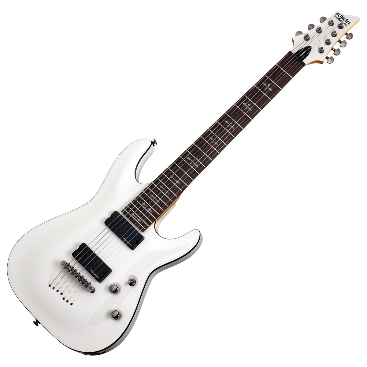 Schecter Demon-7 7 String Vintage White