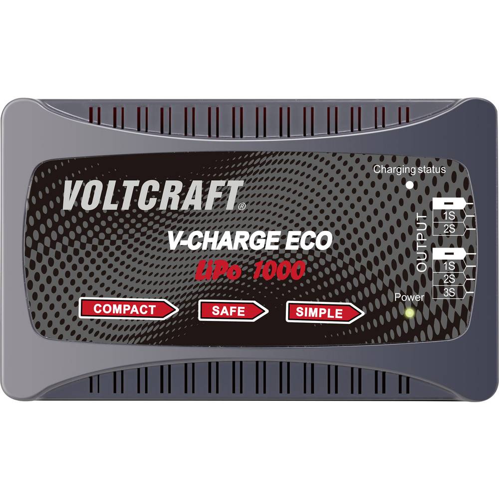 VOLTCRAFT Eco LiPo 1000 Modelbouwoplader 230 V 1 A Li-poly