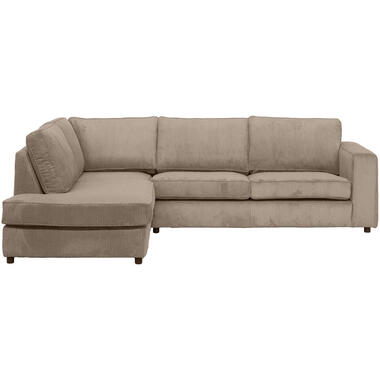 Leen Bakker Hoekbank Stuttgart links - taupe