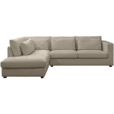Leen Bakker HOEKBANK CHELSEA LINKS CYCLAMEN 24 TAUPE