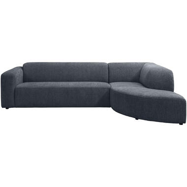 Leen Bakker HOEKBANK ASTORIA RECHTS VENRO 18 DONKERBLAUW